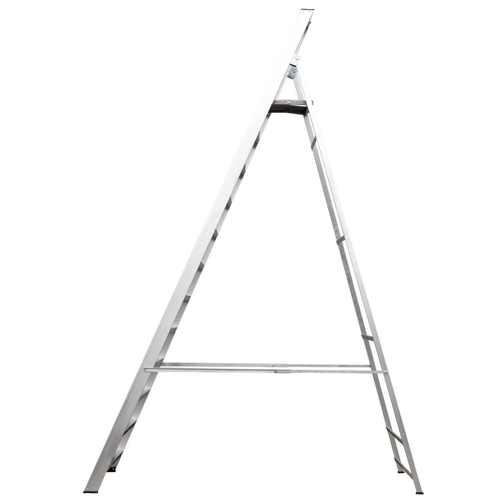 Industrial Step Ladder 12-Tread Aluminium - BS EN 131