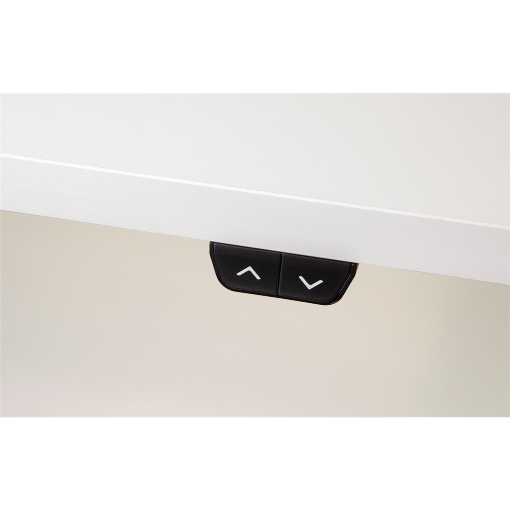 Dellonda Single Motor Adjustable Desk Frame, 70kg Capacity, Black - DH17