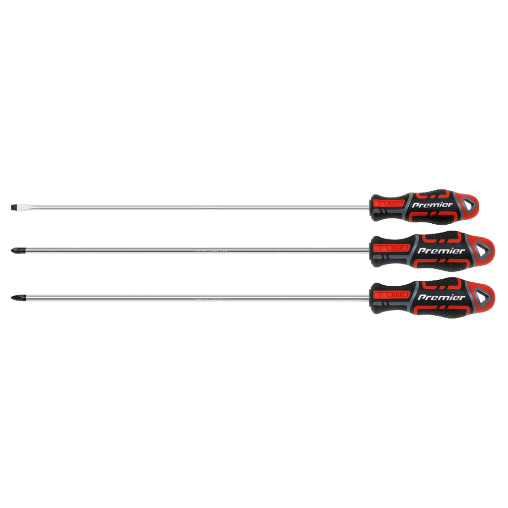 GripMAX&#174; Screwdriver Set Extra-Long 3pc