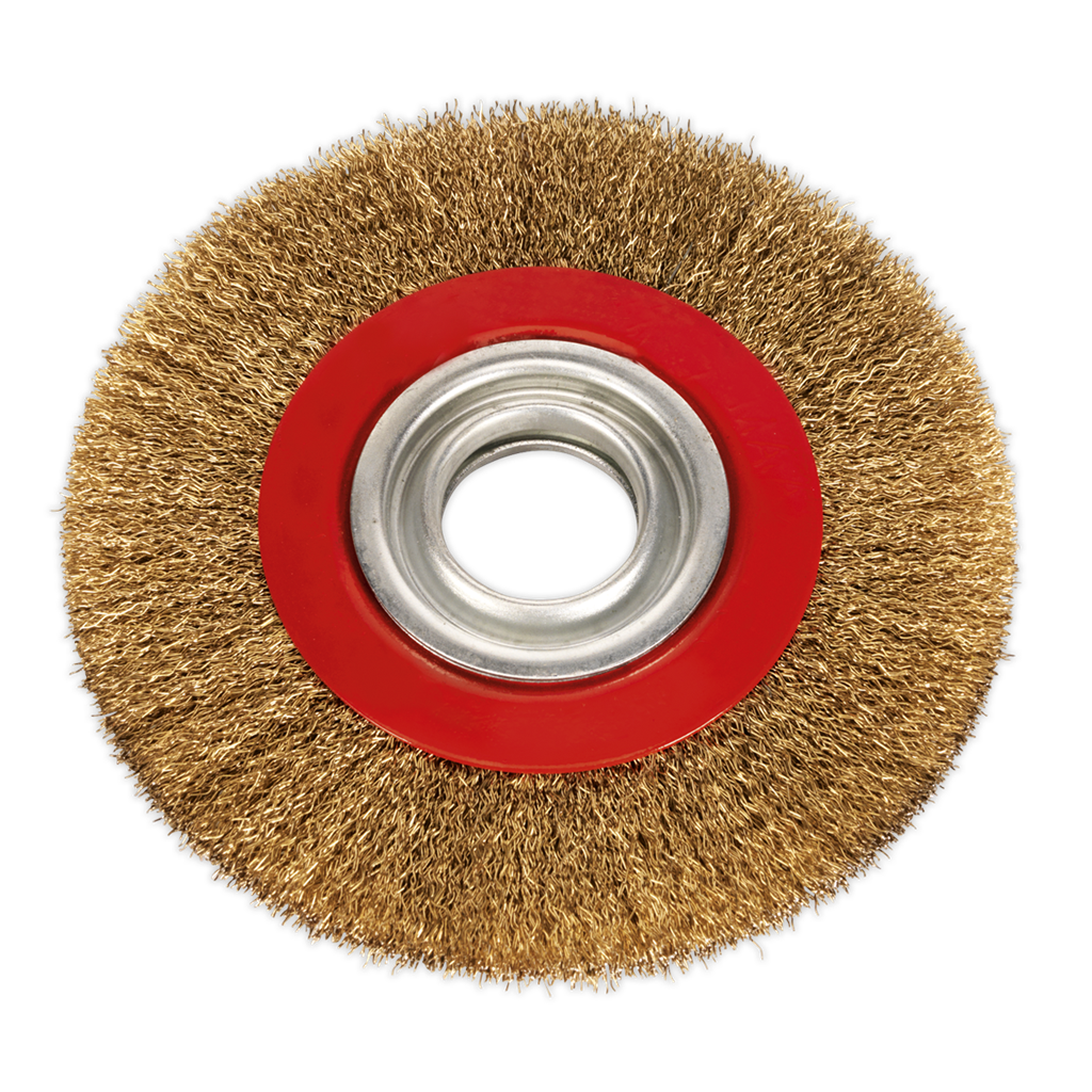 Crimped Wire Wheel &#216;150 x 13mm &#216;32mm Bore Narrow