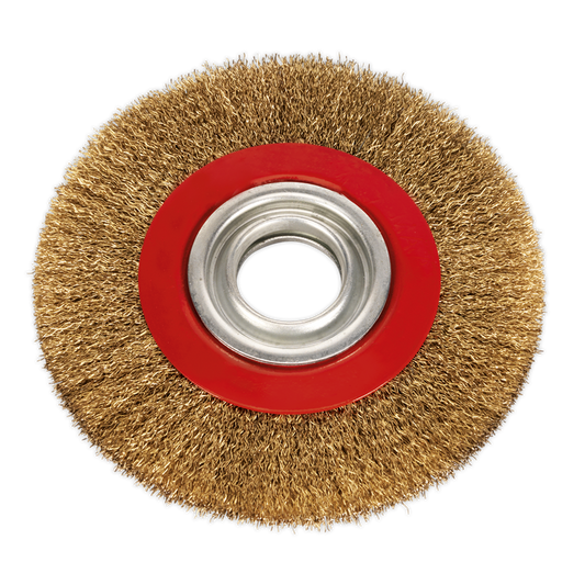 Crimped Wire Wheel &#216;150 x 13mm &#216;32mm Bore Narrow