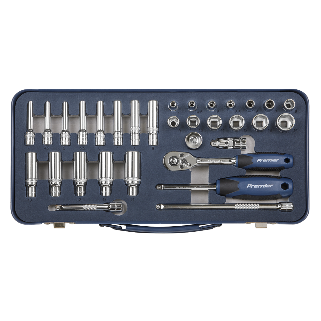 1/4"Sq Drive Lock-On? Socket Set 32pc