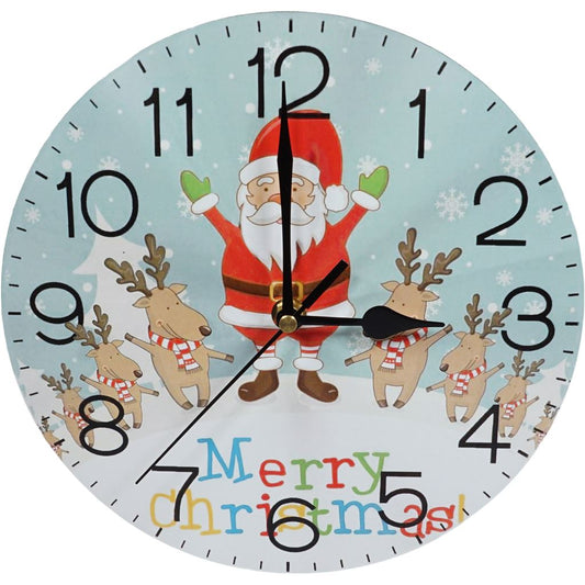 Xmas Haus Christmas Wall Clock