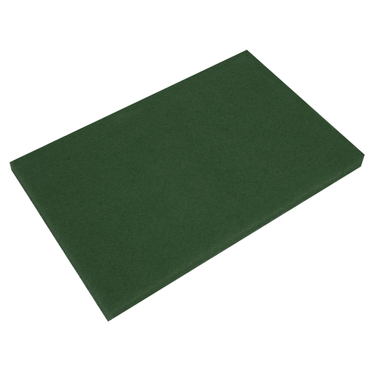 Worksafe&#174; Green Scrubber Pads 12 x 18 x 1" - Pack of 5