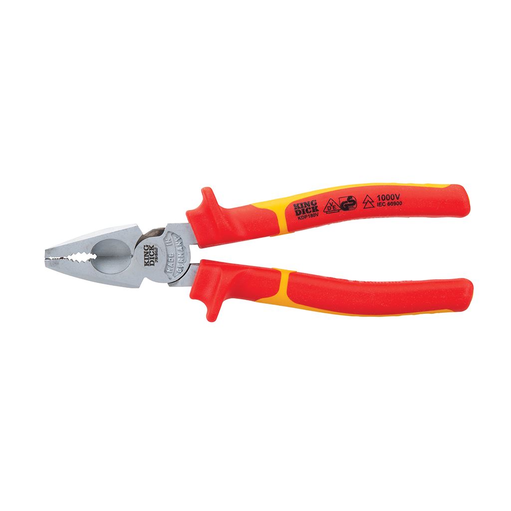 King Dick VDE Combination Pliers - 180mm