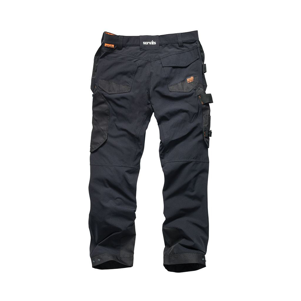 Scruffs Pro Flex Plus Holster Trousers Black - 38R