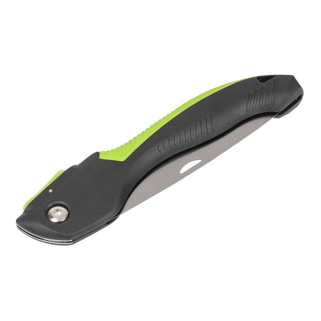 Folding Pruning Saw with Soft Grip Handle, 2 Cutting Positions & Carbon Steel Blade, 233mm