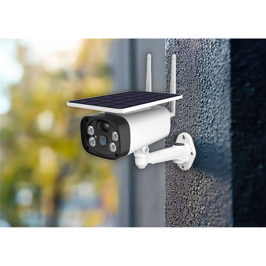 Outdoor WiFi Solar Security Camera with LEDs