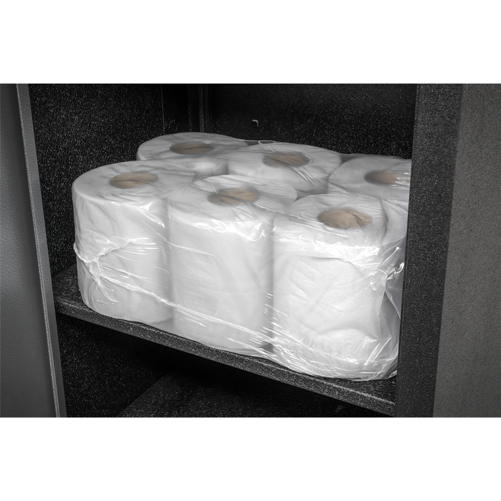 2-Ply Embossed White Paper Roll 60m - Pack of 6