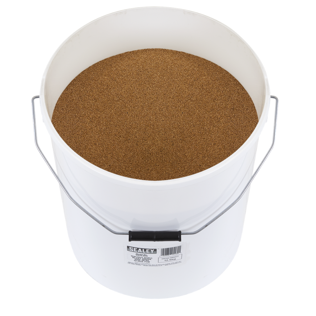 Walnut Shell Blast Media - Size 16/30 - 12.5kg Tub