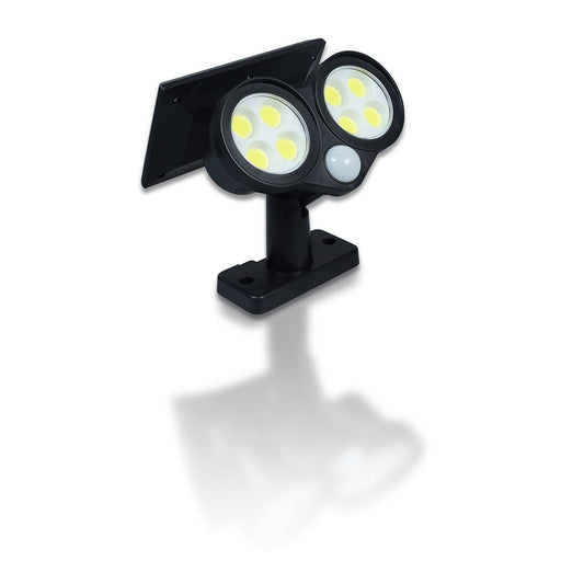 St Helens Home and Garden Twin LED Solar Security Lamp  Wall and Floor Mount With Movement Sensor.