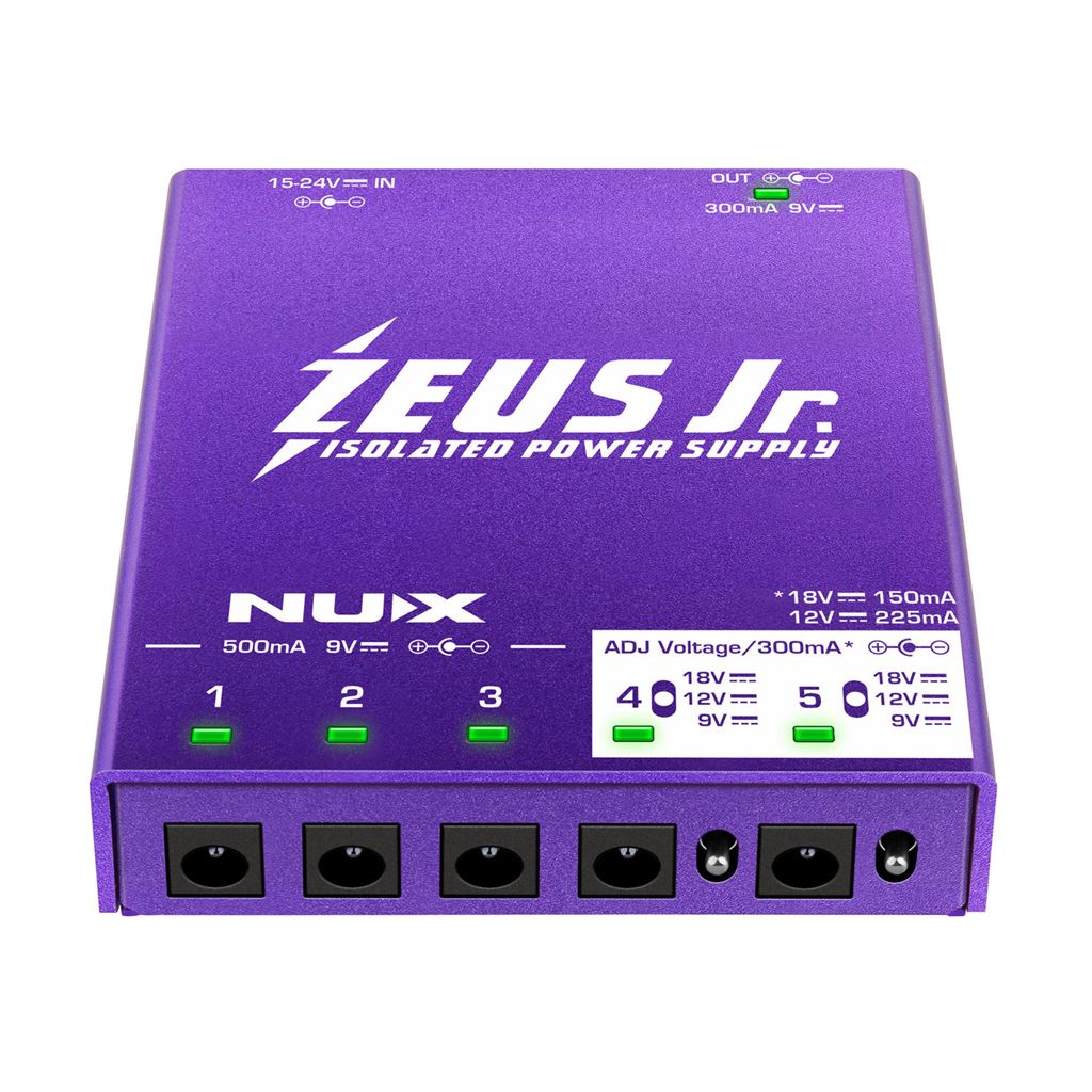 Zeus Jr. Guitar Pedal Power Supply - NIP-Z6