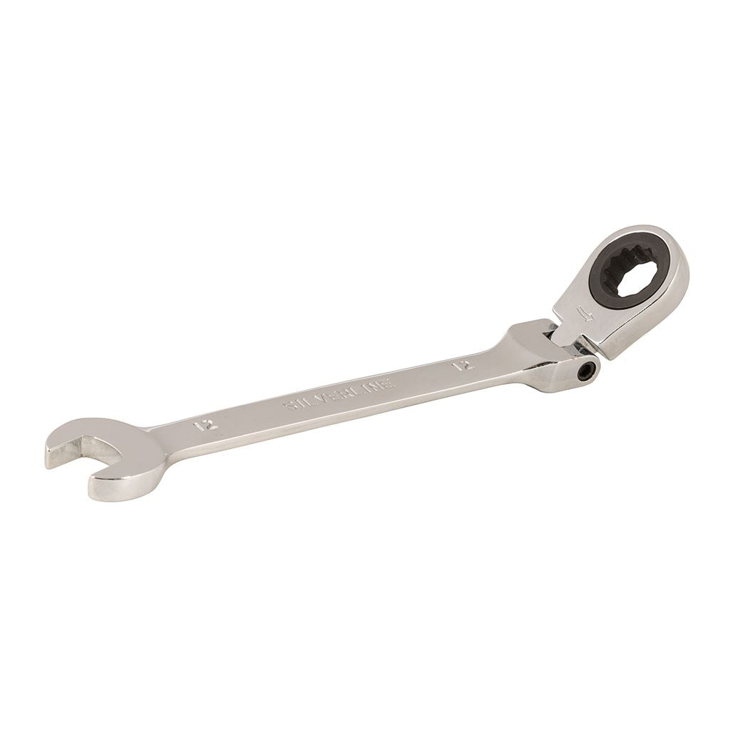 Silverline Flexible Head Ratchet Spanner - 12mm