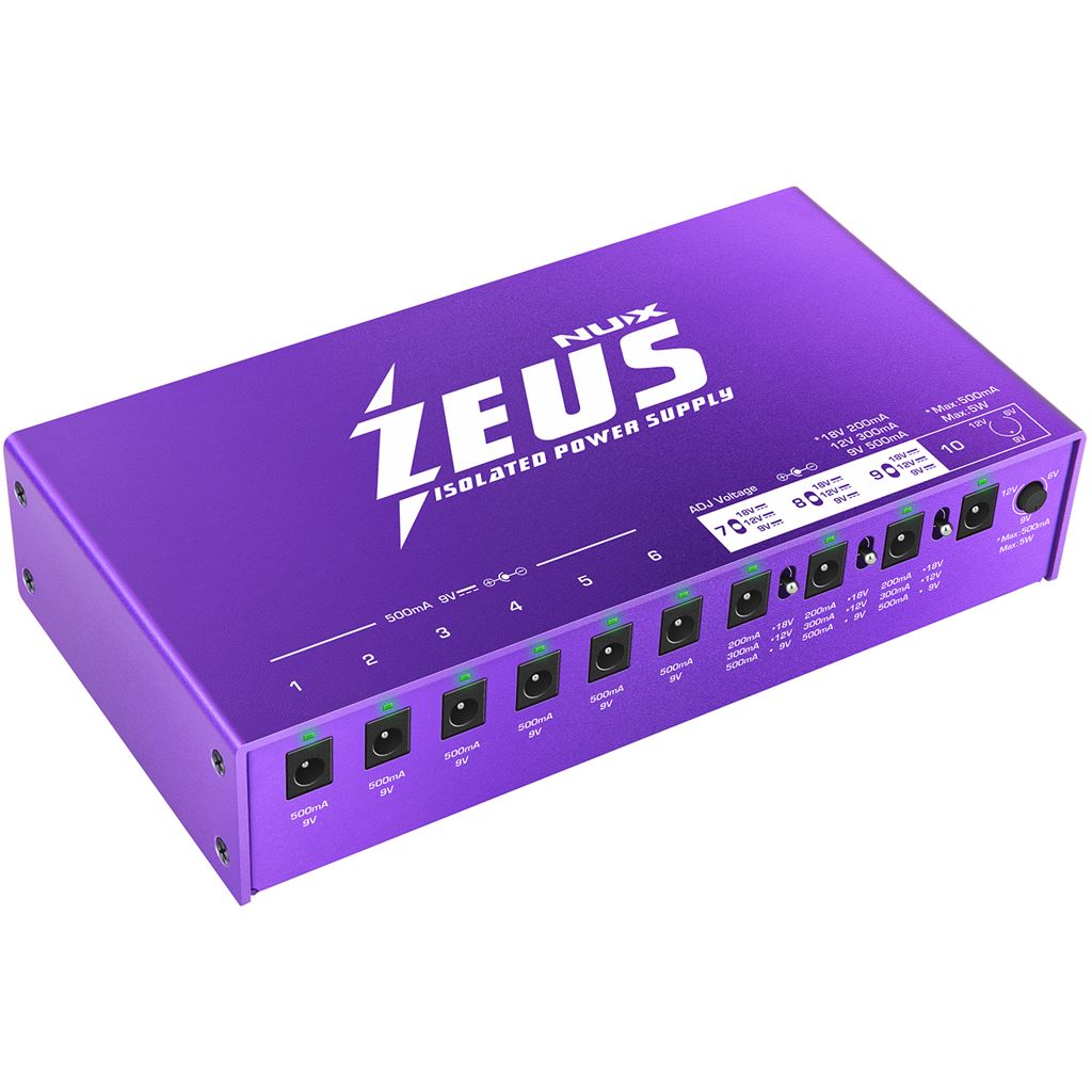 Zeus Guitar Pedal Power Supply - NIP-Z10