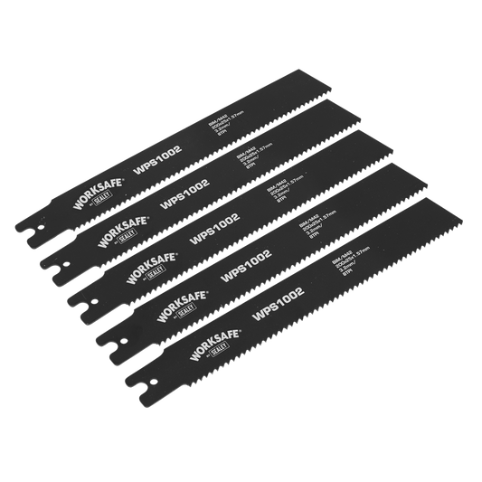 Worksafe&#174; Pipe Saw Blade 200 x 25 x 1.7mm 8tpi - Pack of 5