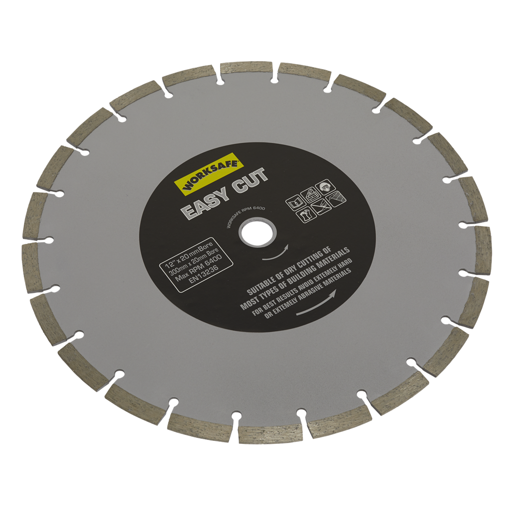 Worksafe&#174; Silver Easy Cut Diamond Blade 300 x 20mm