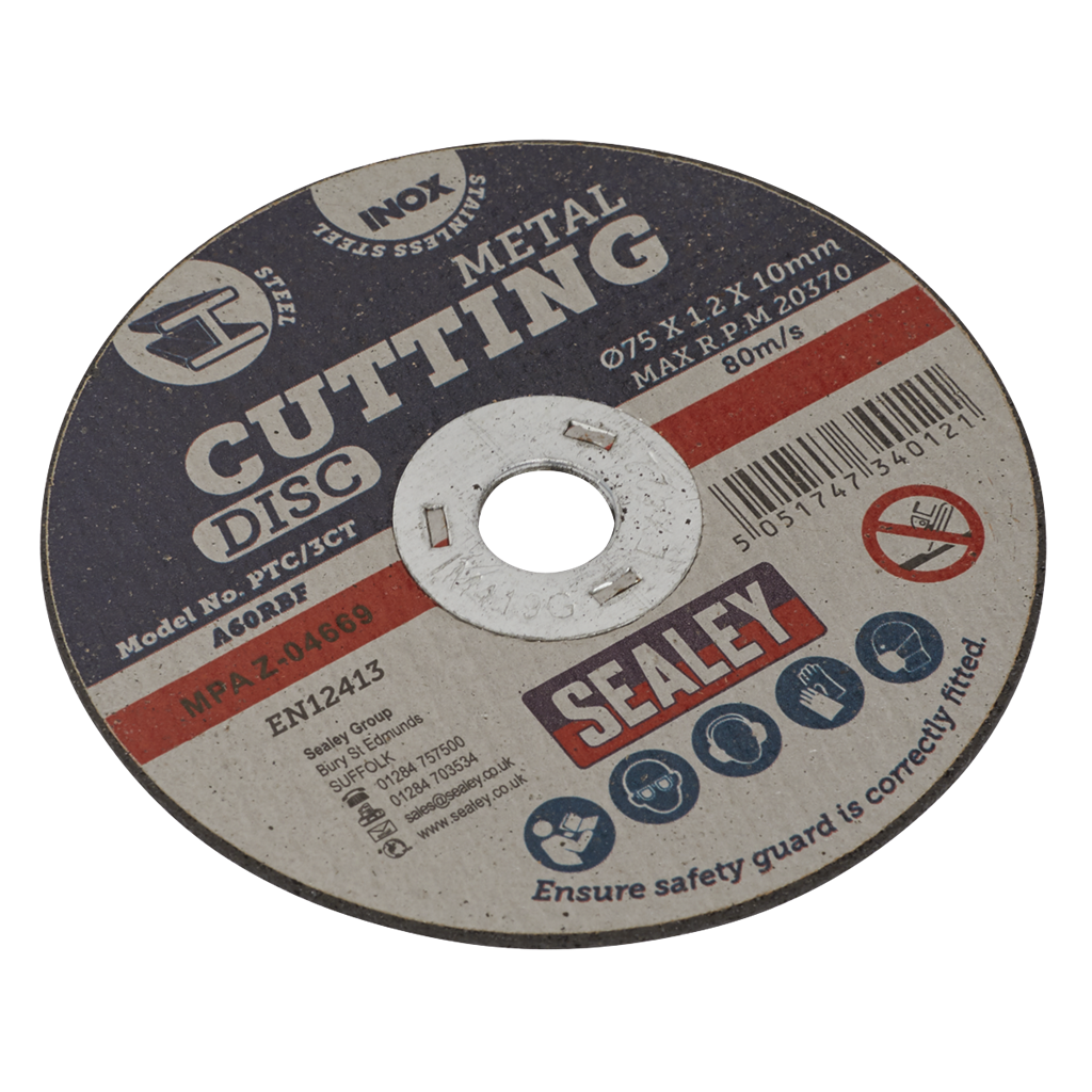 75 x 1.2mm Cutting Disc 10mm Bore