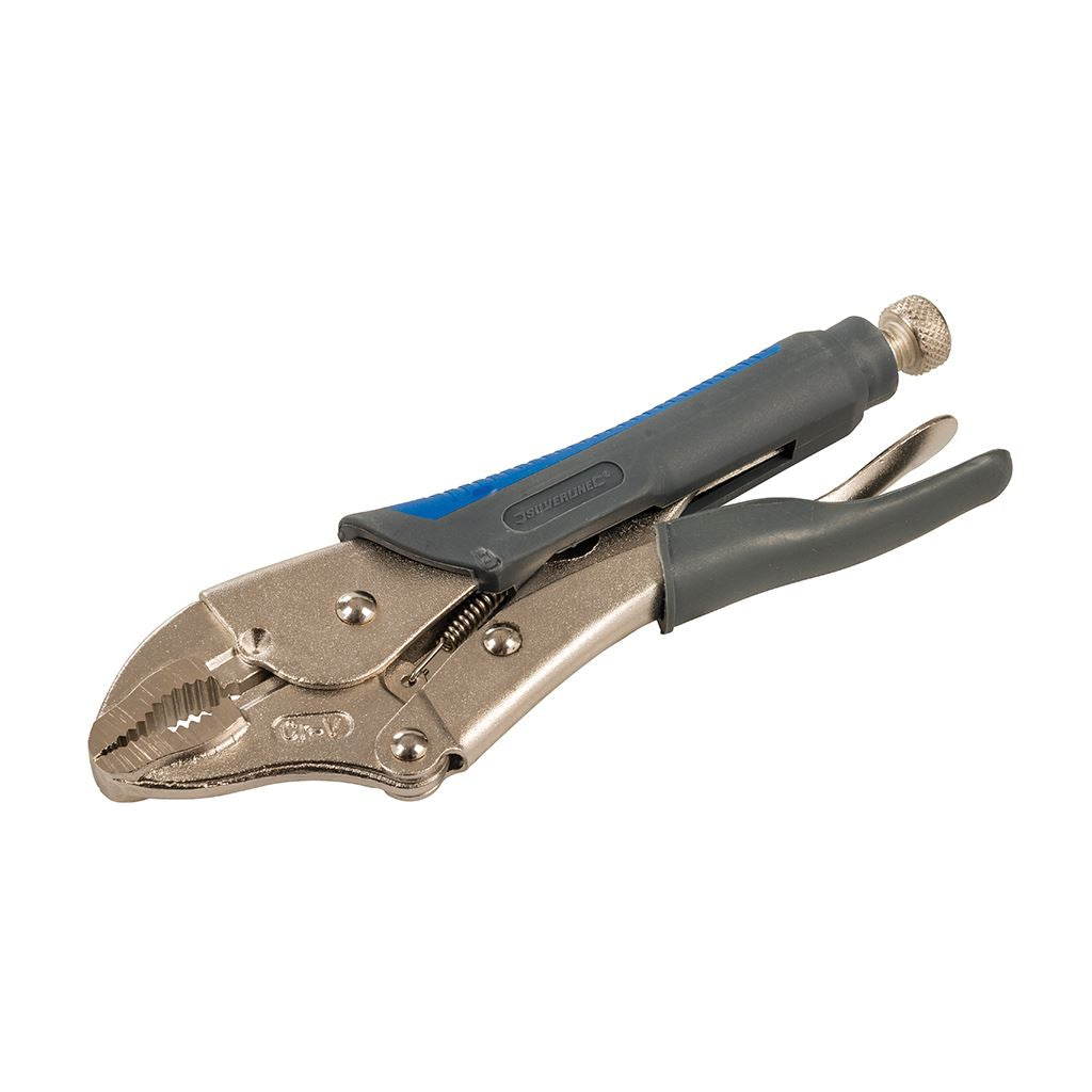 Silverline Self Locking Soft-Grip Pliers - 250mm