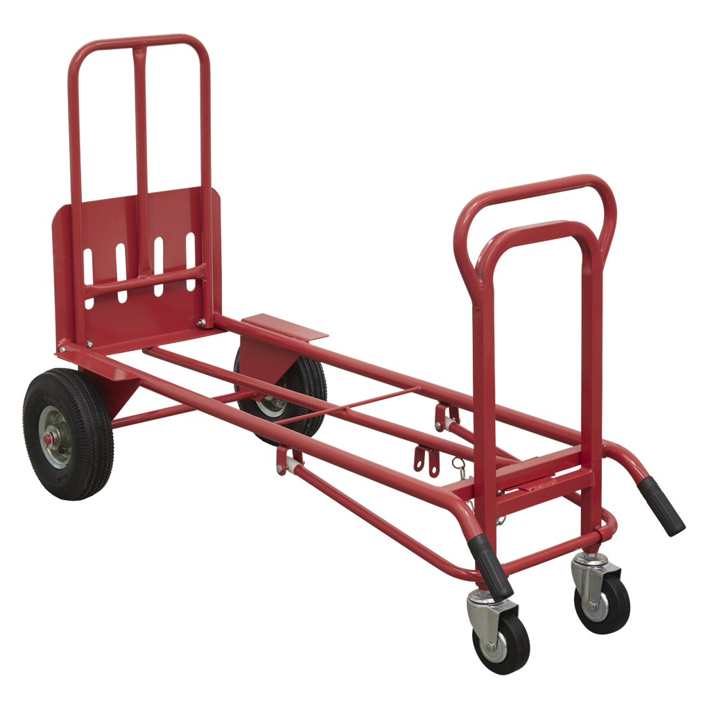 3-in-1 Sack Truck with Pneumatic Tyres 250kg Capacity