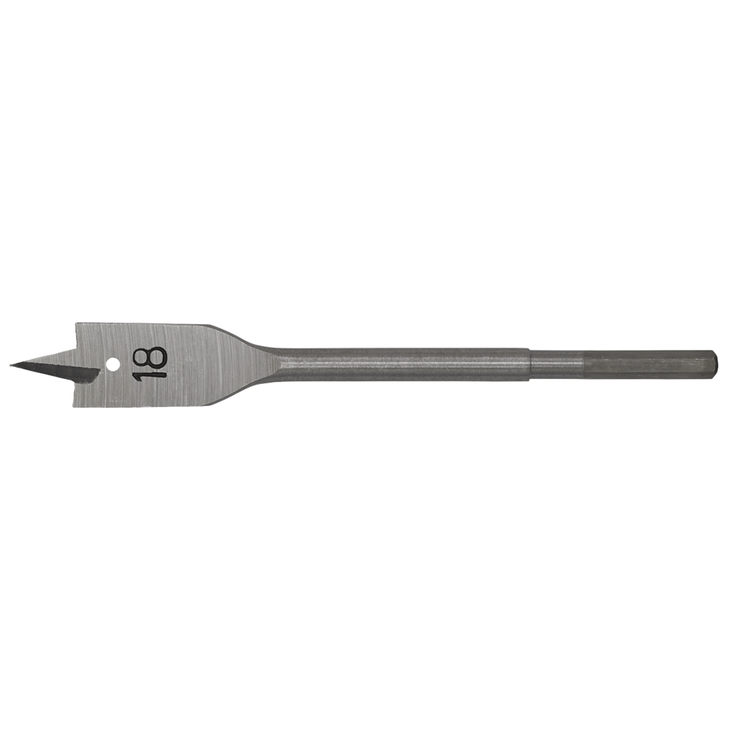 Worksafe&#174; Flat Wood Drill Bit 18mm x 152mm