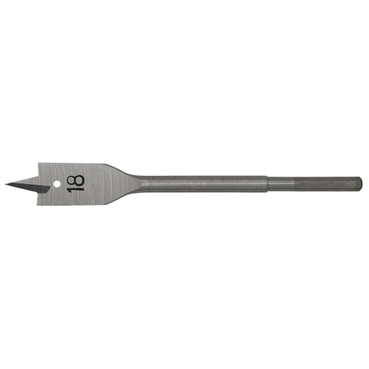 Worksafe&#174; Flat Wood Drill Bit 18mm x 152mm