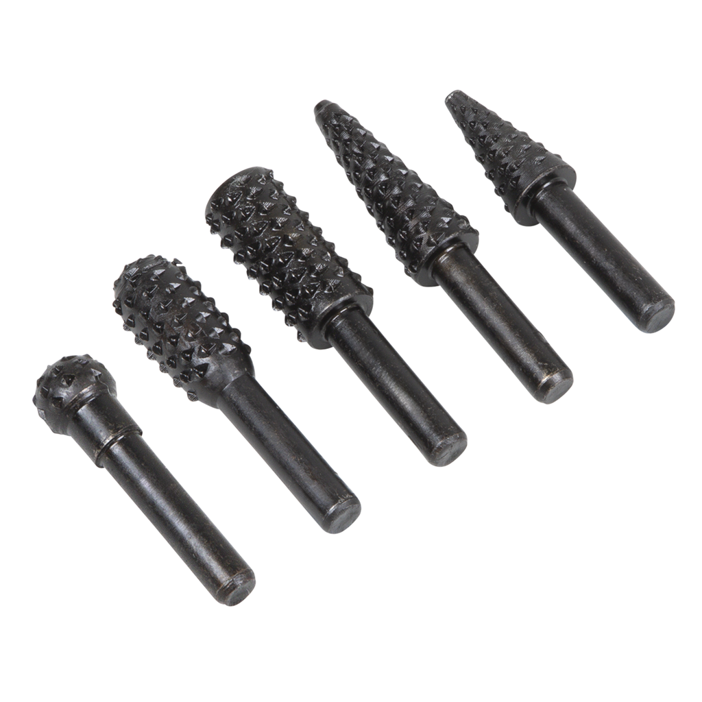 Rotary Burr Rasp Drill Bit Set 5pc