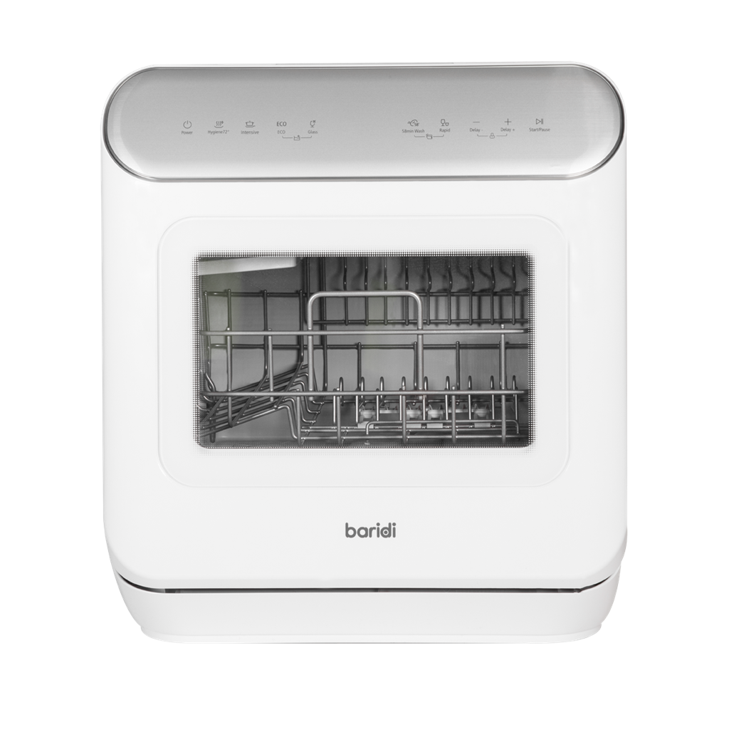 Dellonda 3 Place Settings Mini Portable Tabletop Dishwasher with 7 Wash Functions - DH72