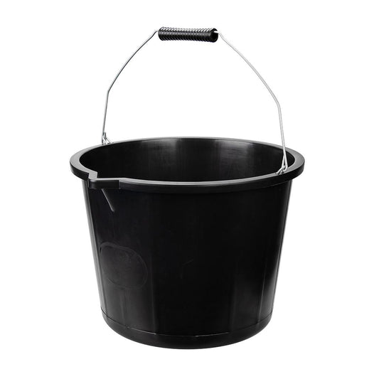 Silverline Heavy Duty Builders Bucket - Black 15Ltr