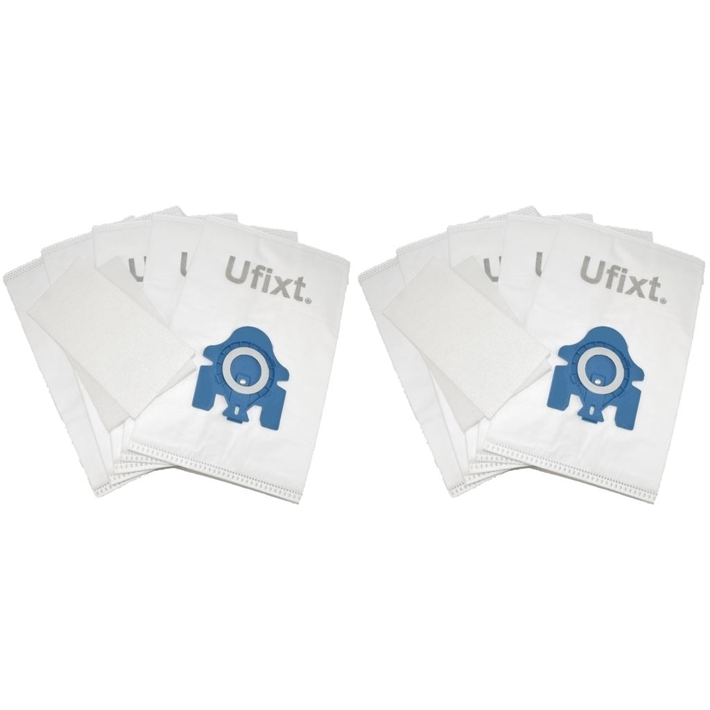 GN Bags for Miele GN 3D Efficiency Vacuum Cleaner Dust Bags 10 Pack + Filters - Compatible by Ufixt