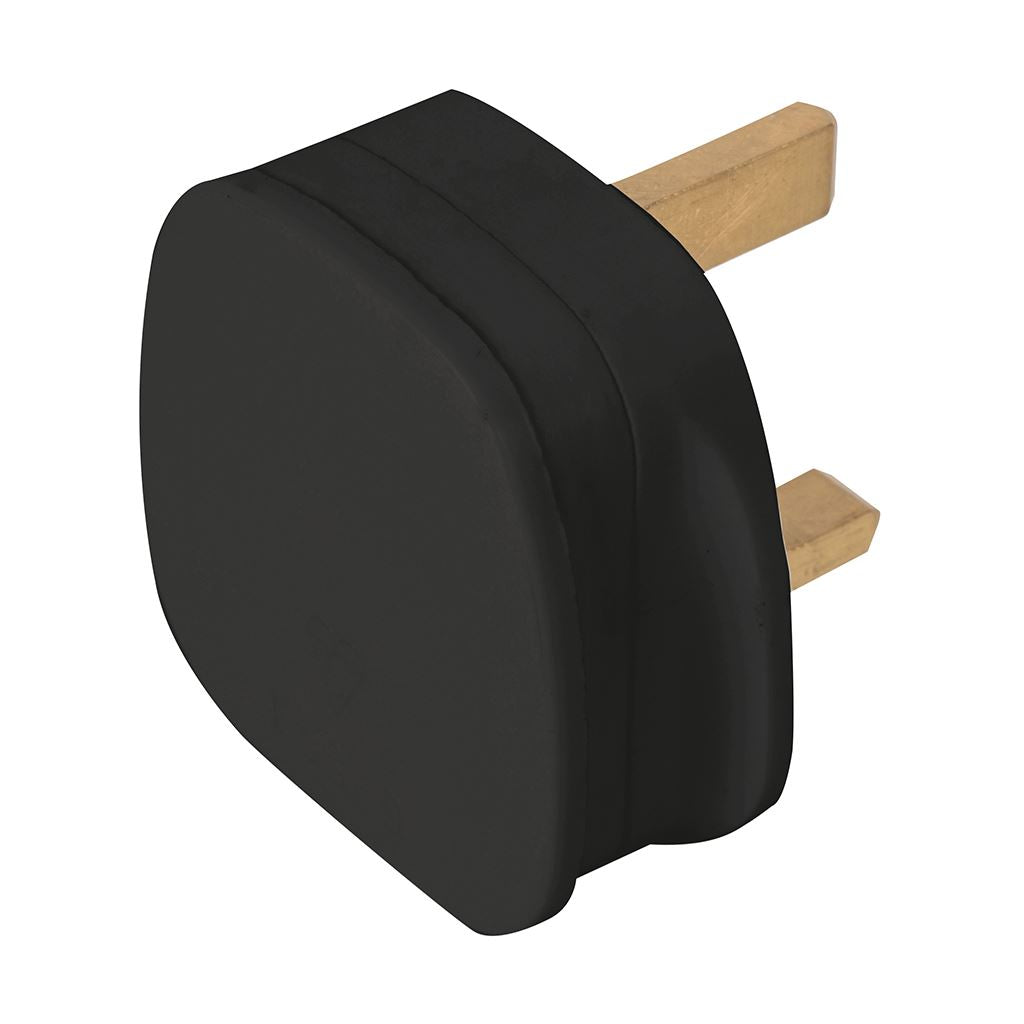 Powermaster 13A Fused Plug - Black