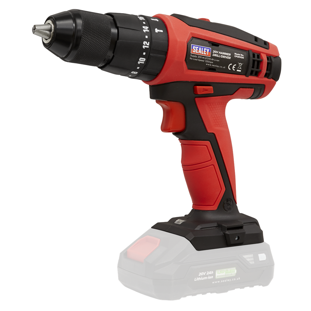 2 x SV20 Series Cordless 13mm Combi Drill & 1/4"Hex Drive Impact Driver Combo Kit 20V - 2 Batteries