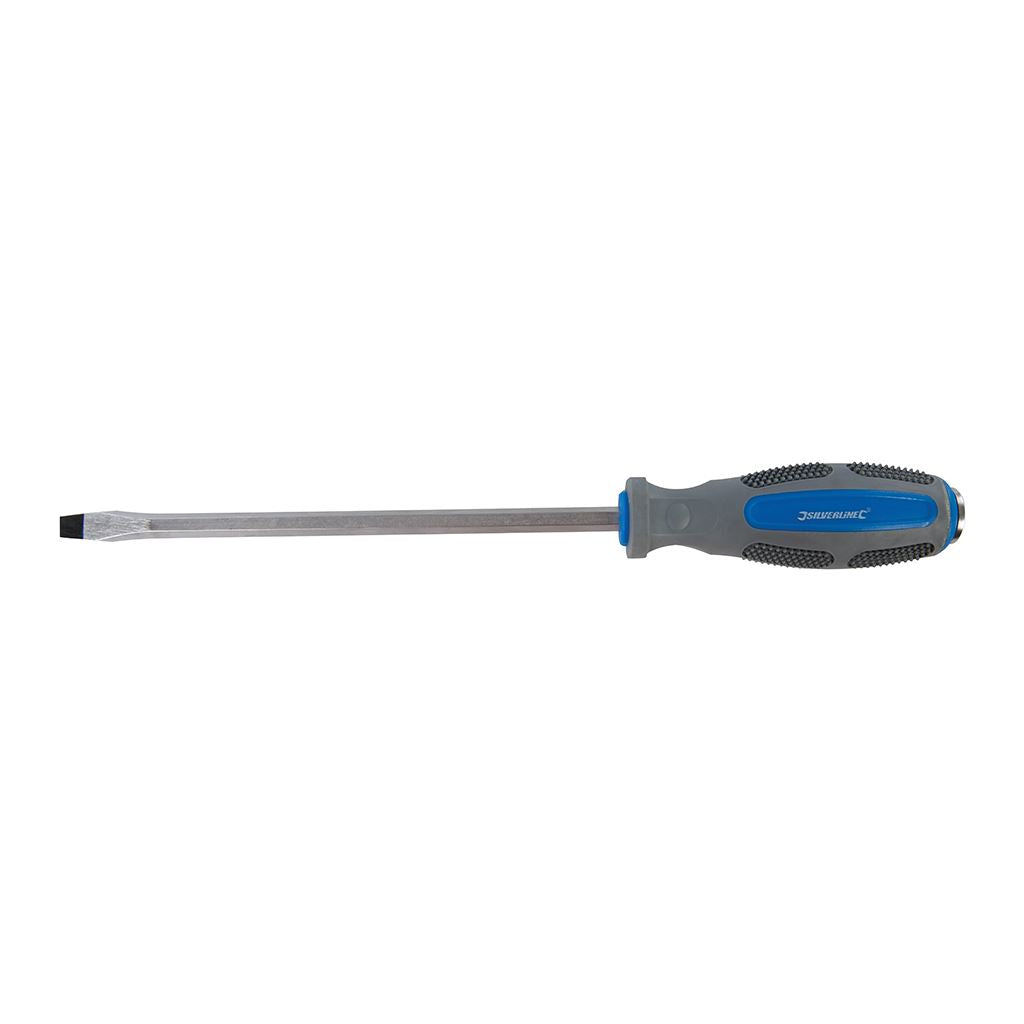 Silverline Hammer-Through Screwdriver Slotted - 8 x 200mm