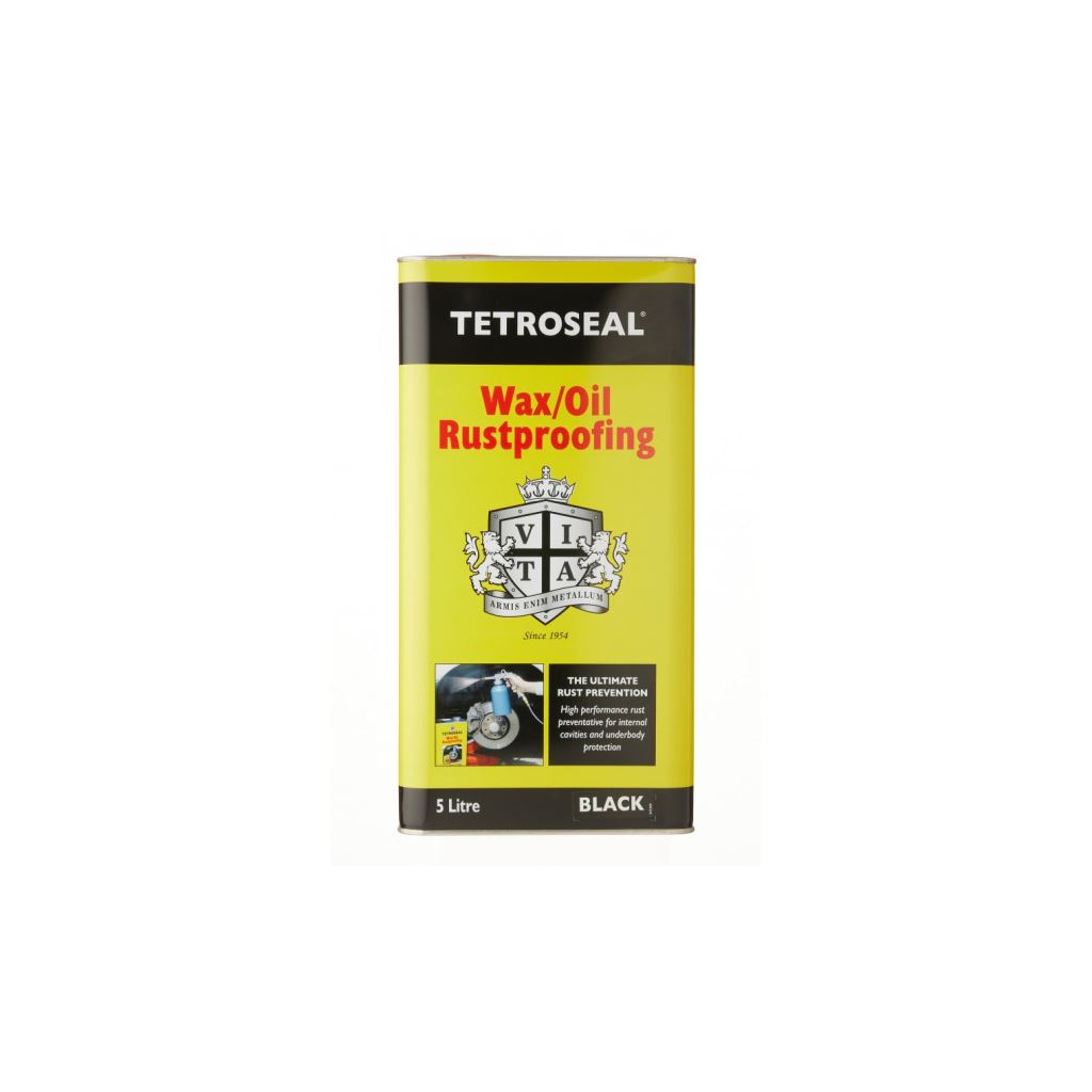 Tetrosyl Tetroseal Wax Oil Rustproof Black - 5 Litre