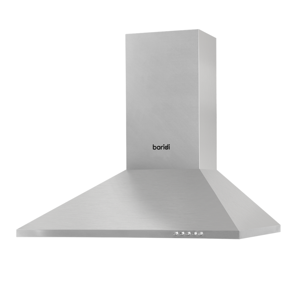 Baridi Cooker Hood with Carbon Filters 60cm - Stainless Steel