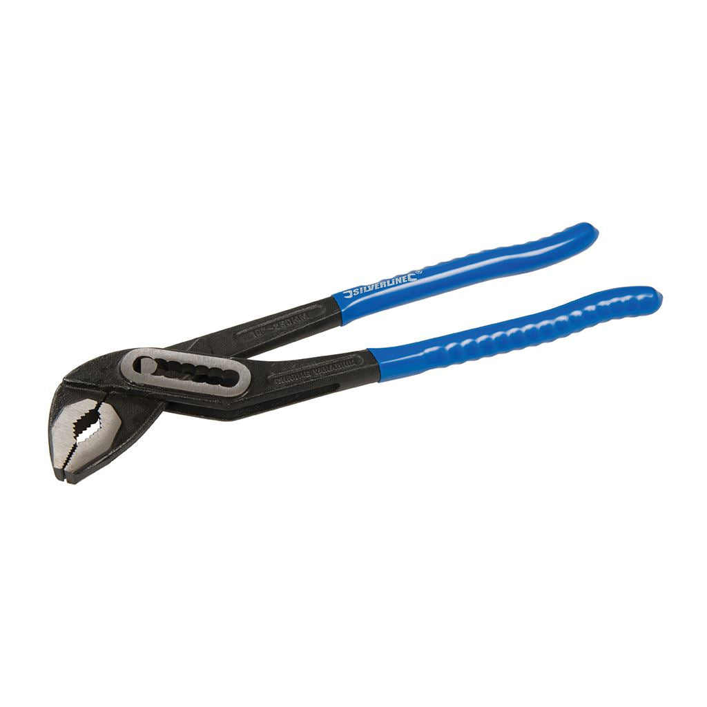 Silverline Slim Jaw Waterpump Pliers - Length 250mm - Jaw 40mm