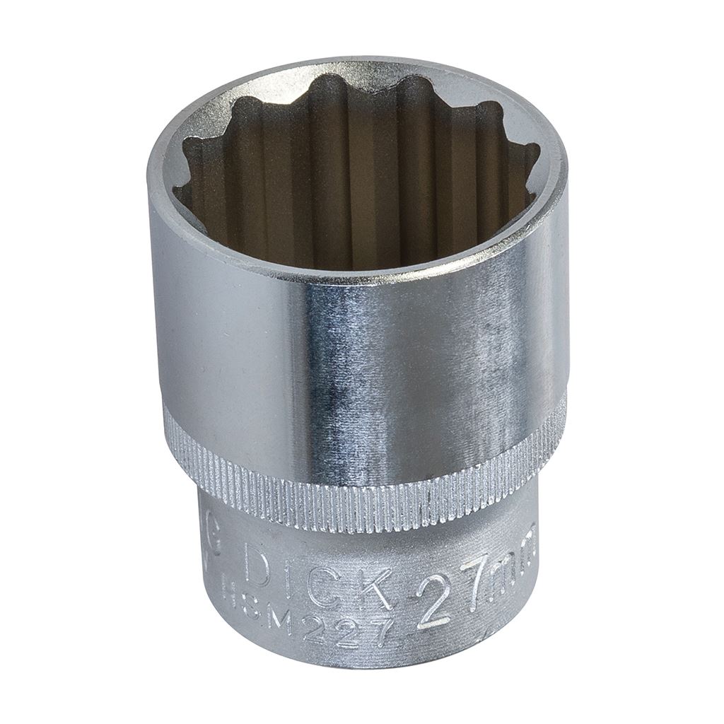 King Dick Socket SD 1/2" Metric 12pt - 27mm