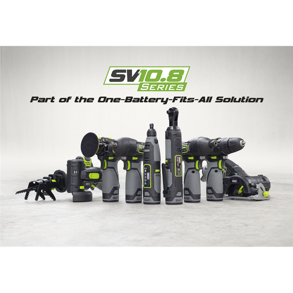 4 x SV10.8 Series Cordless Combo Kit 10.8V - 2 Batteries & Euro Plug