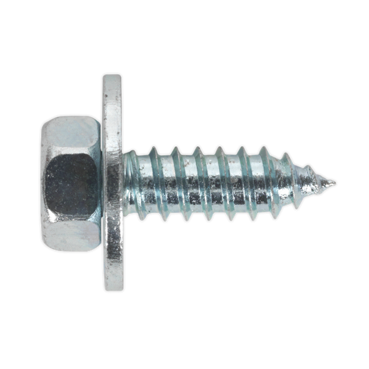 Acme Screw with Captive Washer #14 x 3/4" Zinc Pack of 100