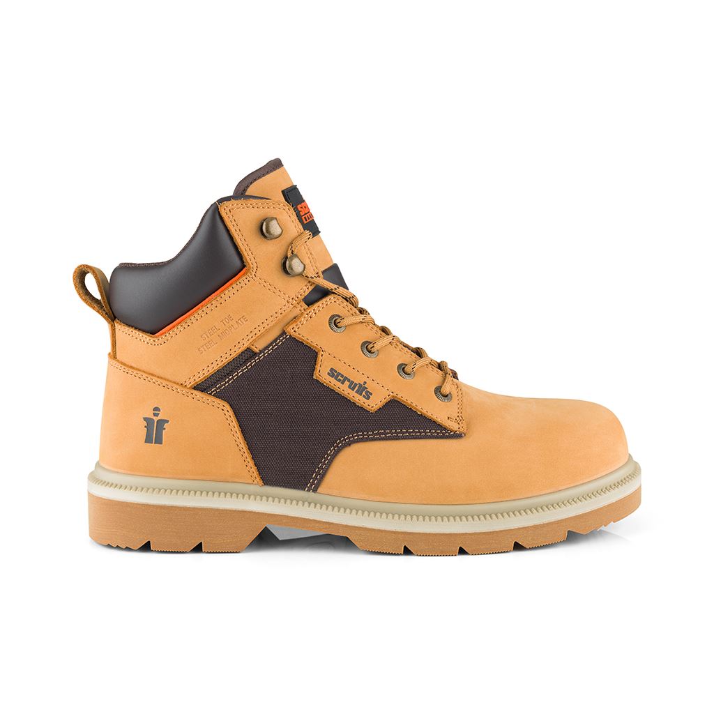 Scruffs Twister 6 Safety Boots Tan - Size 8 / 42