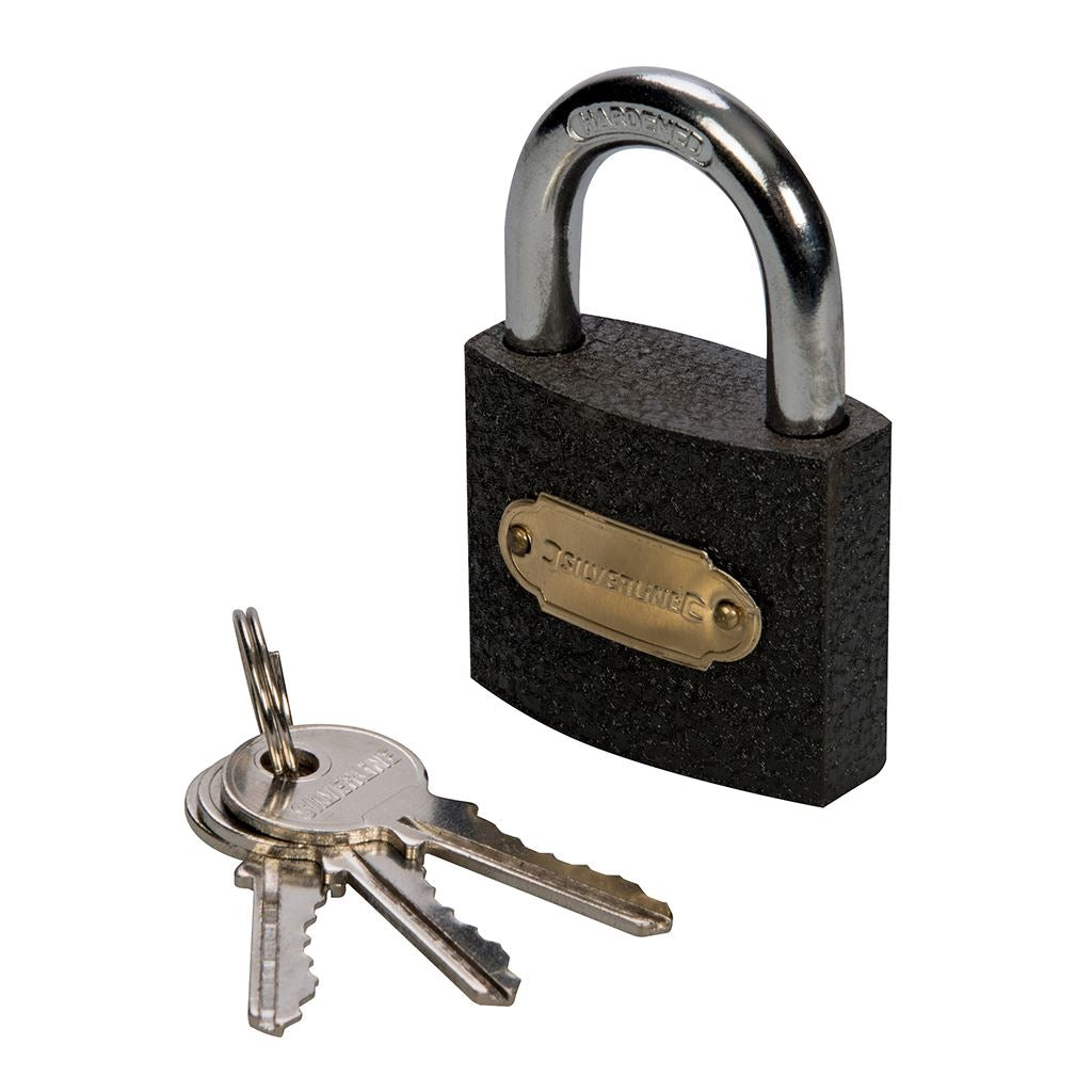 Silverline Iron Padlock - 50mm