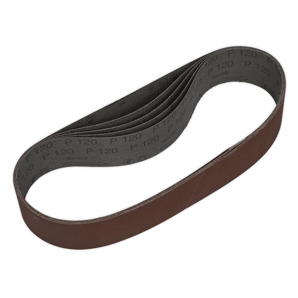 50 x 686mm Sanding Belt 120Grit - Pack of 5