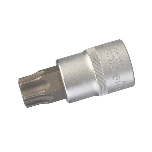 King Dick 3/4" SD Inserted Trx Bit Socket - T100