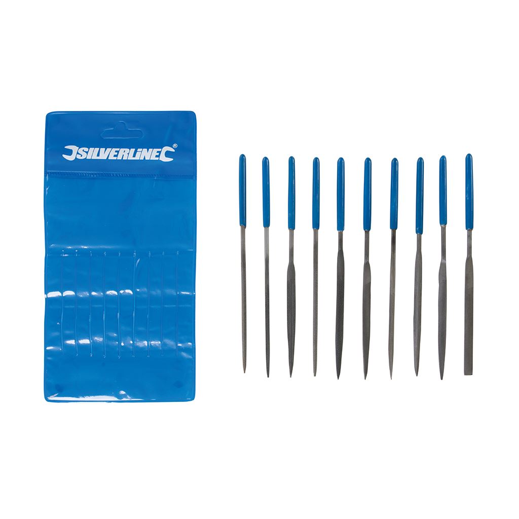 Silverline Needle File Set 10pce - 10pce