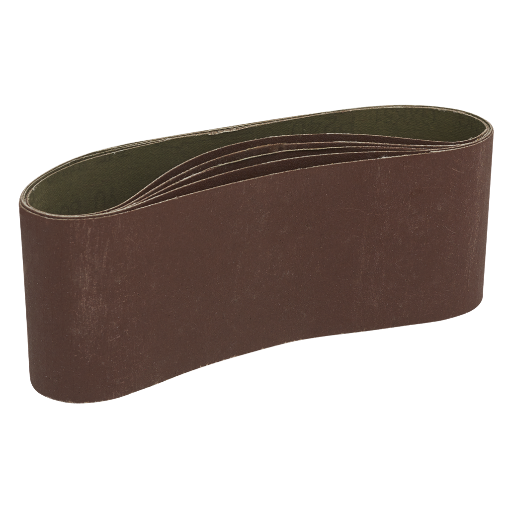 76 x 457mm Sanding Belt 240Grit - Pack of 5