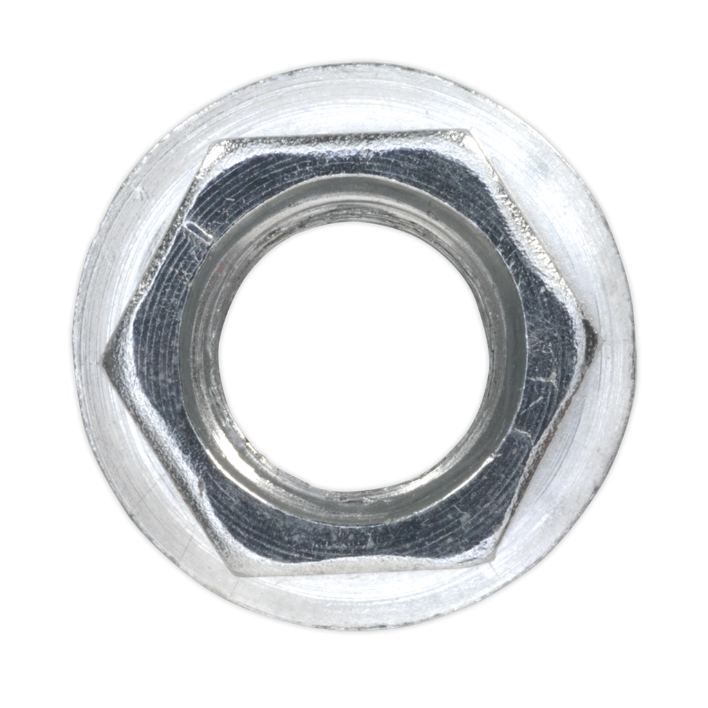 Zinc Plated Serrated Flange Nut M10 - Pack of 100