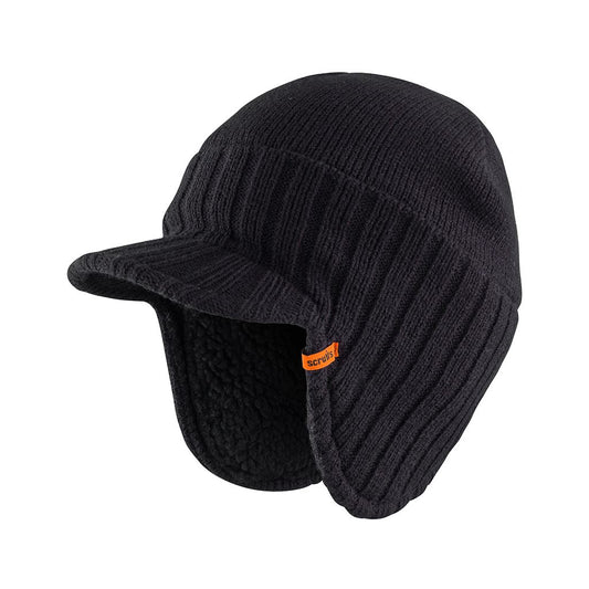 Scruffs Trade Peaked Beanie Black - One Size