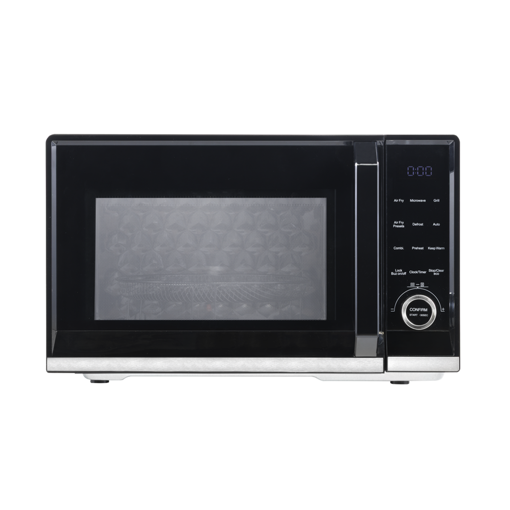 Baridi 7-in-1 Air Fryer Microwave & Grill, 28L Capacity - Black