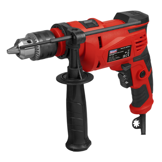 13mm Variable Speed Hammer Drill with Reverse 750W/230V