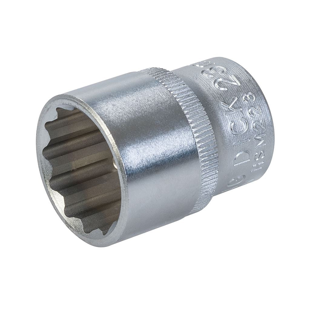 King Dick Socket SD 1/2" Metric 12pt - 23mm