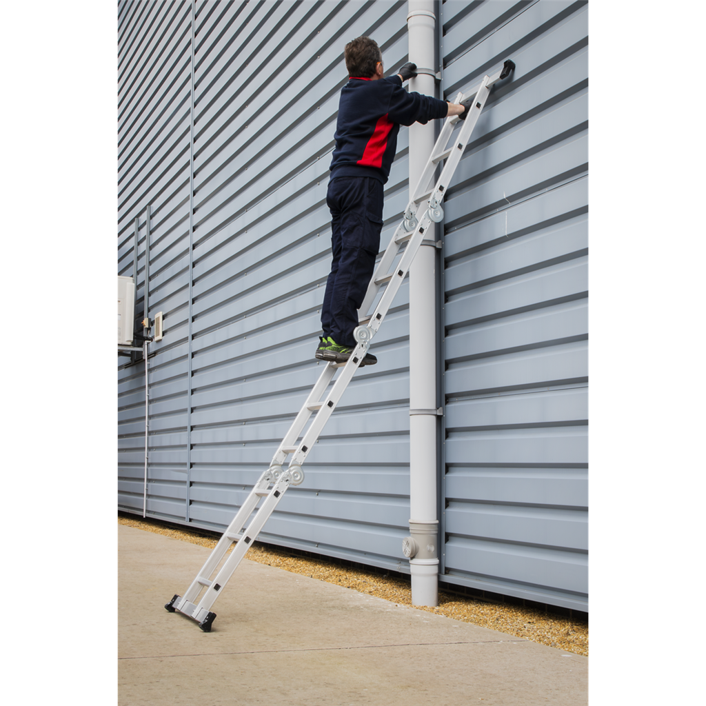 4-Way Aluminium Folding Platform Ladder - BS EN 131